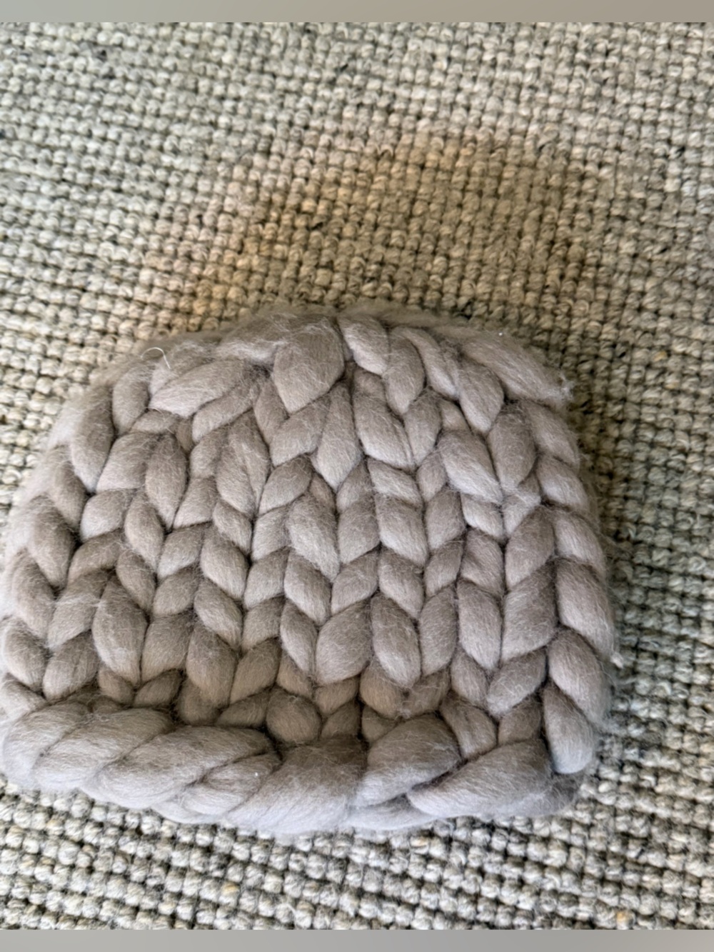 Eugenia Kim 100% Wool Chunky Knit Round beanie - grey